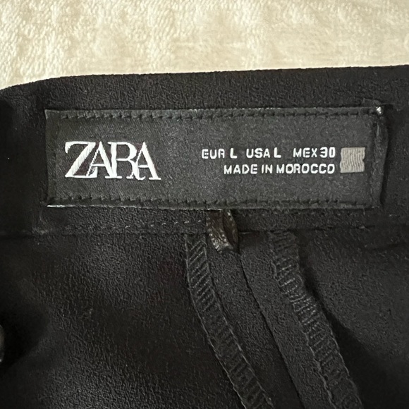 Zara crepe midi dress. Size large. - Picture 2 of 4